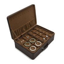 Leather jewellery Jewelry Containing Box Ring Necklace Bracelet Multilayer Trays Suitcases Pendant shows Expo with cargo box