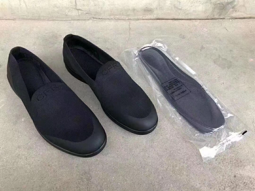 3515 new fire-fighting cloth shoes spring and summer black standard cloth shoes breathable sweat-absorbing and deodorant slip-on cloth shoes