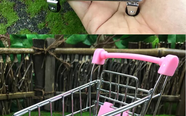 Bếp nhỏ nhanh tay với đồ chơi trẻ em Giỏ mua sắm mini chơi đồ chơi nhà trai gái đồ chơi đồ chơi