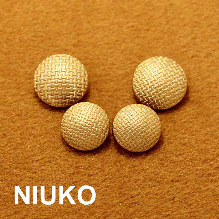 NIUKO gold texture coat button windbreaker button sub-coat women's button matte metal button 21mm