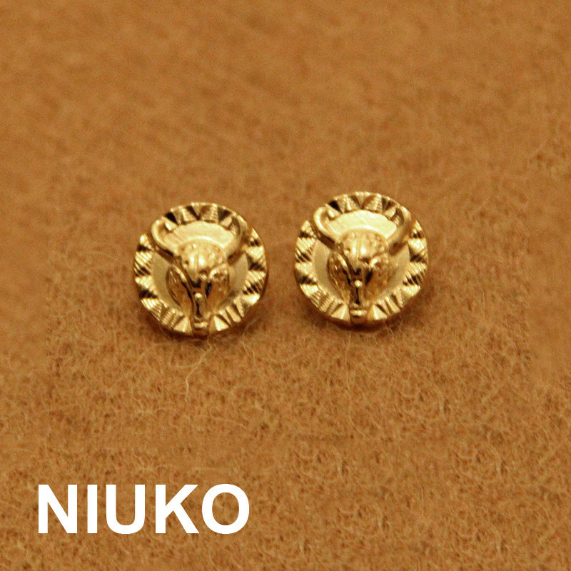 NIUKO Accessories Exquisite Golden Metal Button Stereo Button Clothes Shirt Clothes for Tiny Button