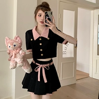 Розовые черные два сета