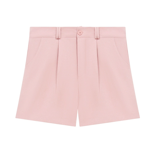 Костюм, шорты, приталенные штаны, большой размер, свободный прямой крой, А-силуэт, высокая талия