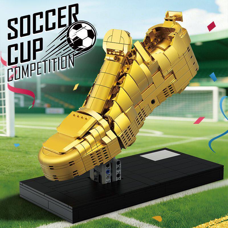 New Product: World Football Champion Lego Trophy Golden Boot Creative DIY Assembly Educational Building Block Toy Gift New Product: World Football Champion Lego Trophy Golden Boot Creative DIY Assembly Educational Building Block Toy Gift