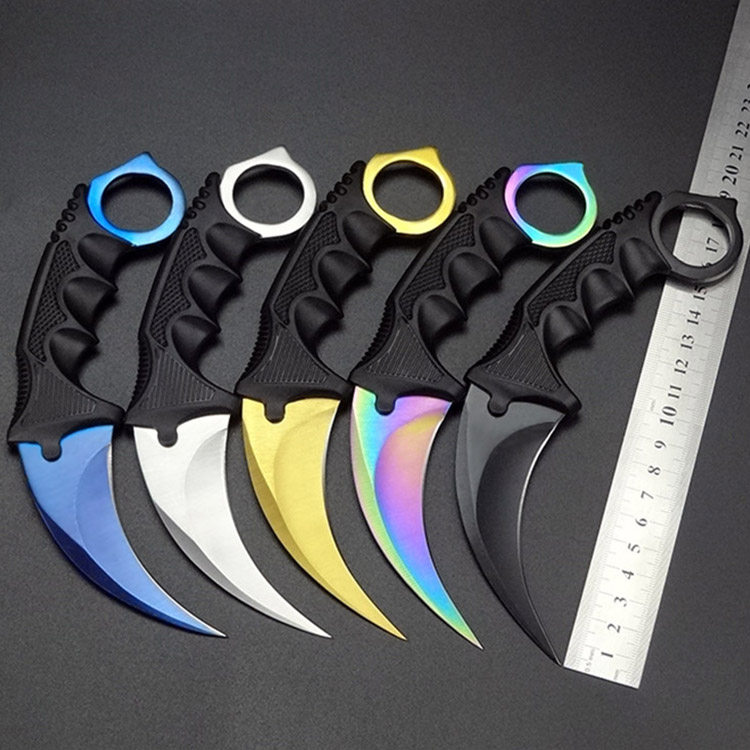 Csgo game peripheral claw knife high hardness wolf wolf eagle claw knife outdoor knife self-defense cold weapon knife sharp