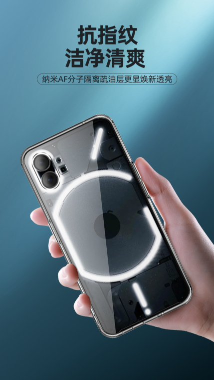 1 Transparent Clear Airbag Corner Protection Nothing Phone Case