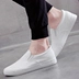 Giày không có giày nam Giày trắng phiên bản Hàn Quốc của xu hướng giày vải hoang dã shop giày sneaker Plimsolls