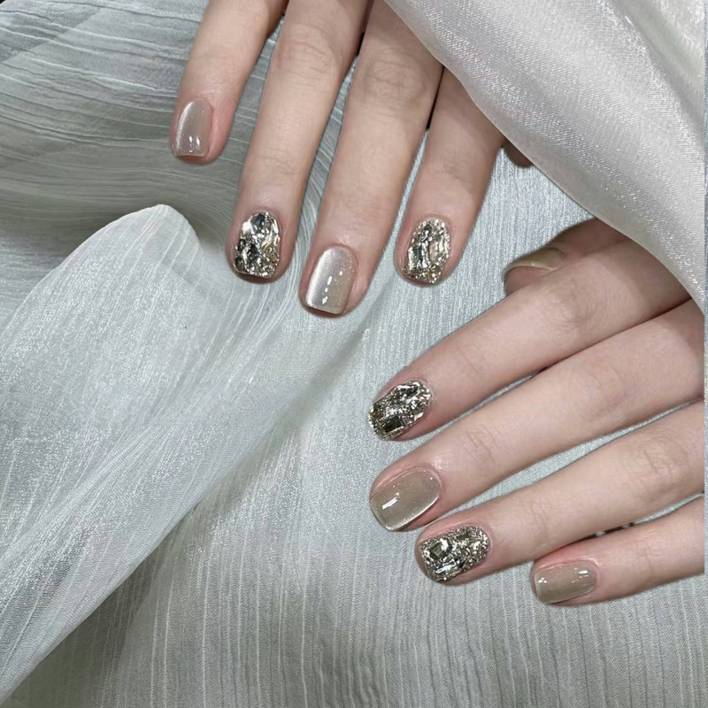 Special Harmless and Environmentally Friendly Wearable Nail Patches for Those with Fragile Nails, Huazi Wearable Handmade Cat-Eye Flash D2 Special Harmless and Environmentally Friendly Wearable Nail Patches for Those with Fragile Nails, Huazi Wearable Handmade Cat-Eye Flash D2
