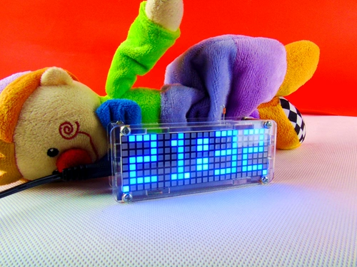 Matrix Matrix Светодиодные электронные часы DIY Kit Single -Chip Machine Digital Clock персонализированные рабочие столы акция