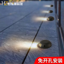 LED underground light Outdoor waterproof steps Step stair light Garden courtyard ground side luminous ground light free hole