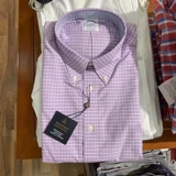 Американская корзина для покупок Brooksbrothers Buck Broth Menshial Casual рубашка длинная сетка