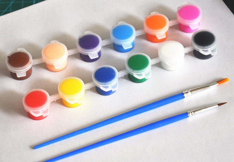 12-color acrylic paint 12-color acrylic set 12-color one-piece set paint