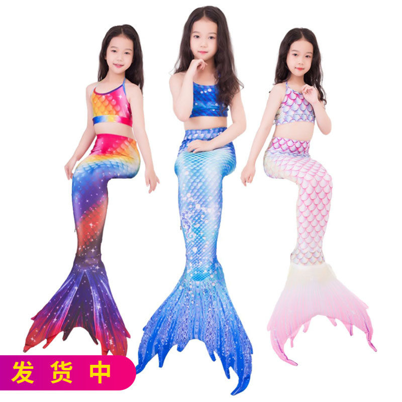 Girl Mermaid Tail Two Style Bikini Love Riel Swimsuit Beach Baby Spa Suit Photo Swimsuit Dress