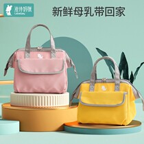 Ling Poetry Office Back Milk Bag Refrigerated Box Portable Equipped Insulation Bag Blue Ice Mommy Milk Ice Packs Breastmilk Refreshing