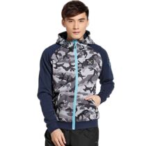 Pathfinder TOREAD outdoor autumn and winter mens sweater cardigan camouflage velvet fleece cotton counter