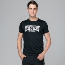 Discovery Discovery Channel outdoor mens short-sleeved T-shirt quick-drying light crew neck breathable DX counter