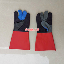 Electrician gloves non-slip anti-electric waterproof and wear-resistant gloves labor protection electric welding insulated stone gloves