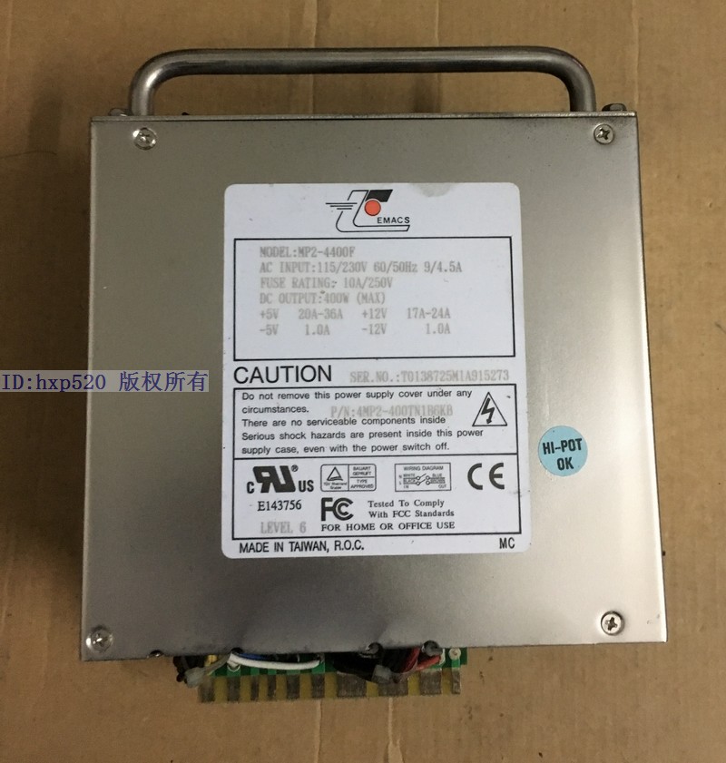 Original fitting new giant EMACS MP2-4400F 400W industrial computer equipment redundant module power spot