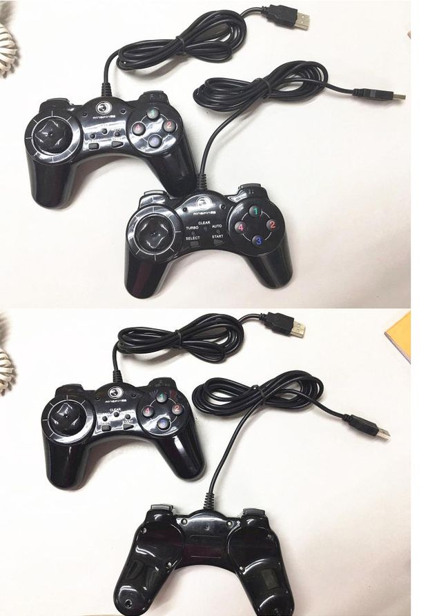 Máy tính gamepad win7 USB PC cần điều khiển nba2k14 tay cầm đôi - Người điều khiển trò chơi phụ kiện bắn pubg