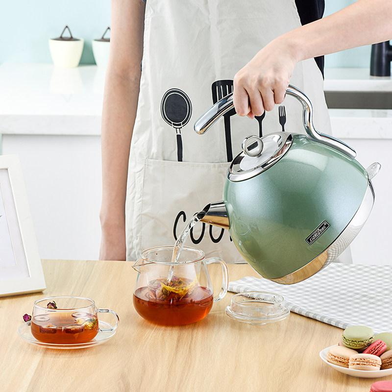 Cidylo Electric Kettle for Home Use, 304 Stainless Steel, Automatic Power-Off, Large Capacity, European Style Water Kettle