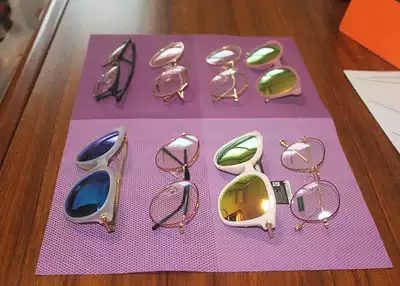 New Plaid glasses cabinet pad fashion wild word grid counter trend jewelry glasses decoration background cloth