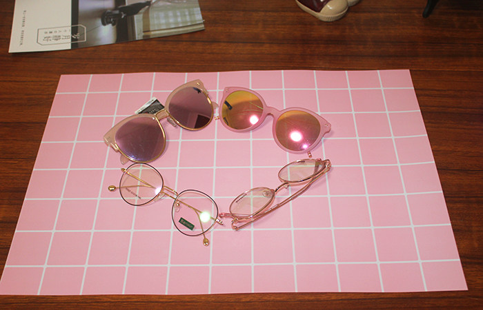 New Glass counter mat shoot background cloth PVC material Korean glasses jewelry counter display cloth