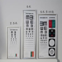 Ultra thin LED standard logarithmic force table 5 m E word 2 5 m E word light box childrens vision