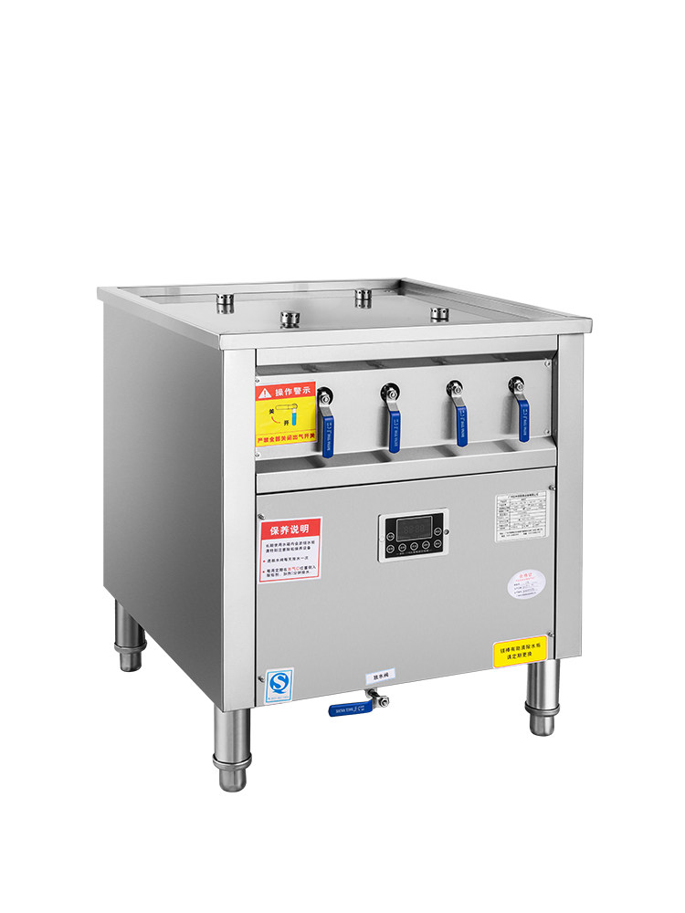 Steamed Bun Oven Commercial Pure Electric Breakfast Shop Gas Stall Natural Gas New Small Steamed Bun Oil-Water Separated Steamed Bun Machine