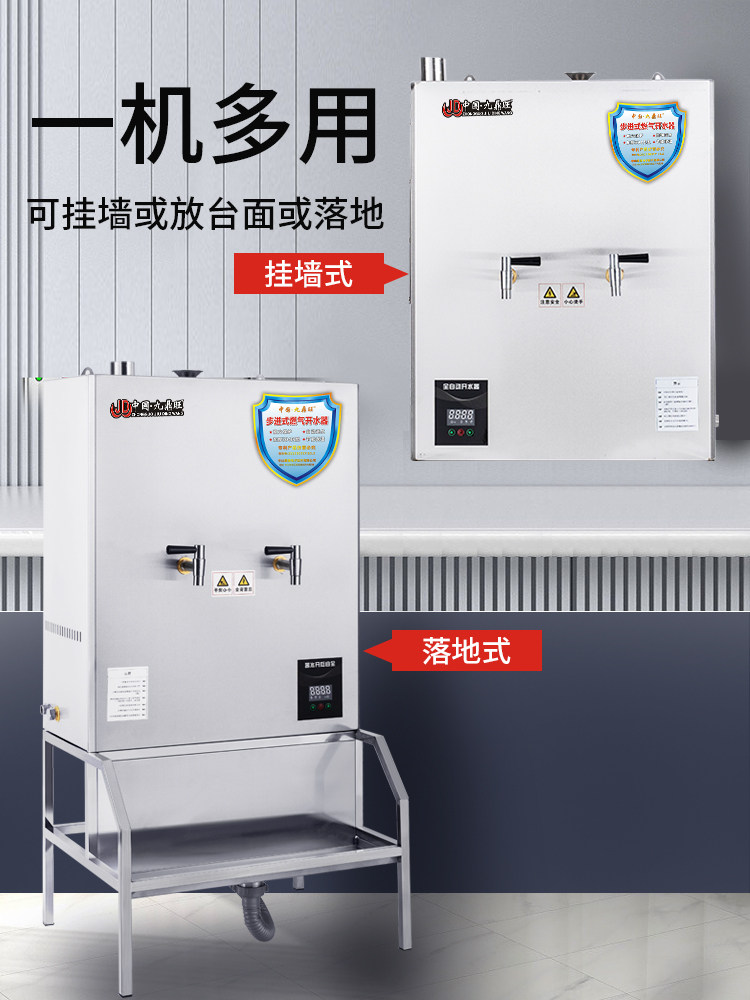 Step-By-Step Water Boiler, Commercial Fully Automatic Gas-Fired Large-Capacity Wall-Mounted Small Electric Water Boiler