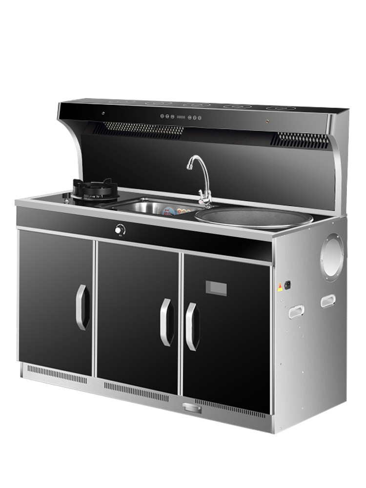 Smokeless Integrated Wood Stove, New Model, Multifunctional Self-Built House Stove, New Type of Wood Stove for Rural Household Use