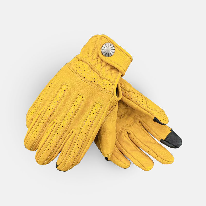 Spot uglyBROS retro Harley motorcycle knight gloves VESPA sheepskin gloves breathable touch screen