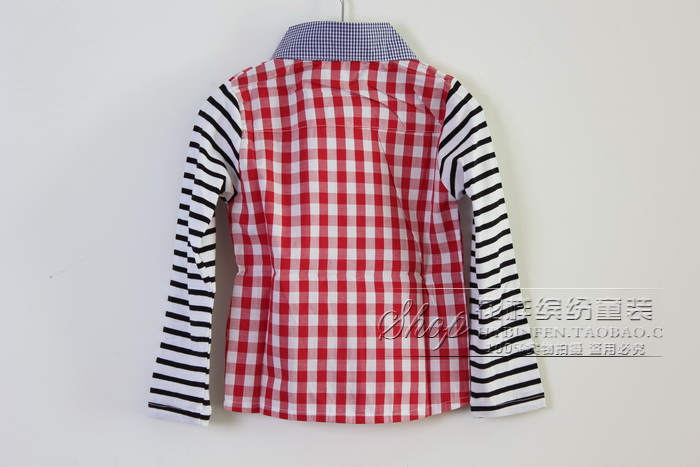 Chemise enfant à manche longue en coton - Ref 2083614 Image 4