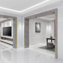  Artificial marble Aluminum alloy Wukou elevator door frame door and window cover Indoor window balcony door cover package waist line