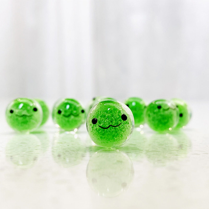 marimo warm dream Japan genuine cartoon marimo glass beads happy seaweed ball micro landscape decoration