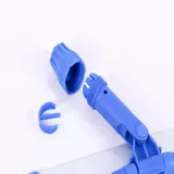 Плоская швабра из алюминиевого сплава с прямым полюсом, клейкая алюминиевая пластинчатая швабра, больничная коммерческая уборка