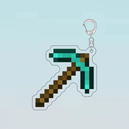 Minecraft, окружающий Minecraft для ключей от бриллиантового меча, нежа нежа нежа Totem Lava Barrel Jack Jack Bid Merminal