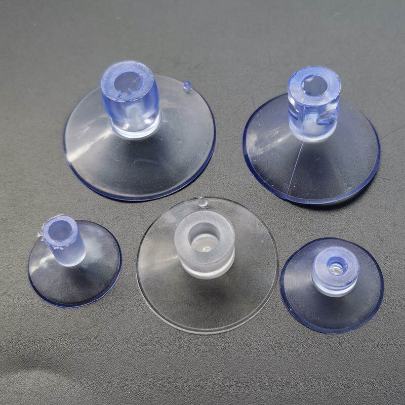 Pure sucker hole cross hole transparent vacuum adsorption plastic trace-free stickless slim-skin wedding car decoration