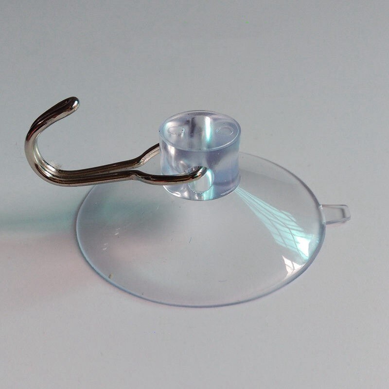 Vacuum sucker hook stainless steel hook without trace adsorption free glass tile wall hanging repeatedly used absorption