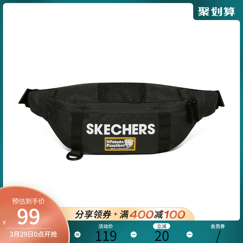 Skechers Sketch là cùng giản dị túi thắt lưng thể thao ngoài trời một vai triều mát túi stiletto L220U059