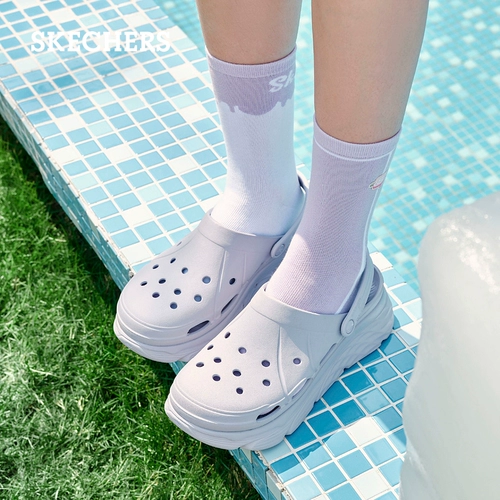 Skechers, высокие туфли на платформе, пляжные сандалии, тапочки