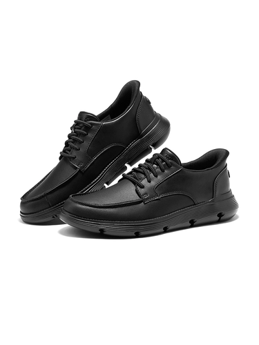 Skechers, демисезонные комфортные низкие повседневные модные туфли для работы и офиса со шнурками, простой и элегантный дизайн