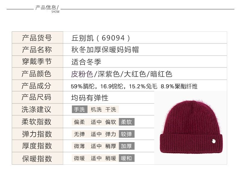 Chapeau pour femme CHUBEKAI - Ref 3233971 Image 11