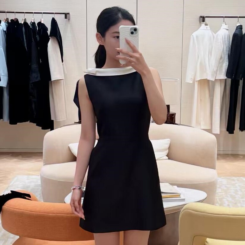 Song Zuer's Same Style Curielsp2026 New Elegant Socialite Little Black Dress Party Hepburn Dress Song Zuer's Same Style Curielsp2026 New Elegant Socialite Little Black Dress Party Hepburn Dress