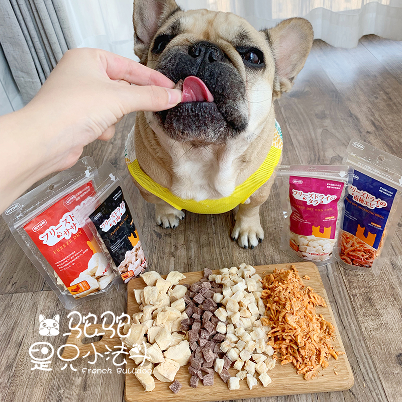 HIYORI HIYORI Natural Freeze-dried Cat and Dog Snacks Broiler Chicken Cod Antarctic Shrimp Reward Snacks