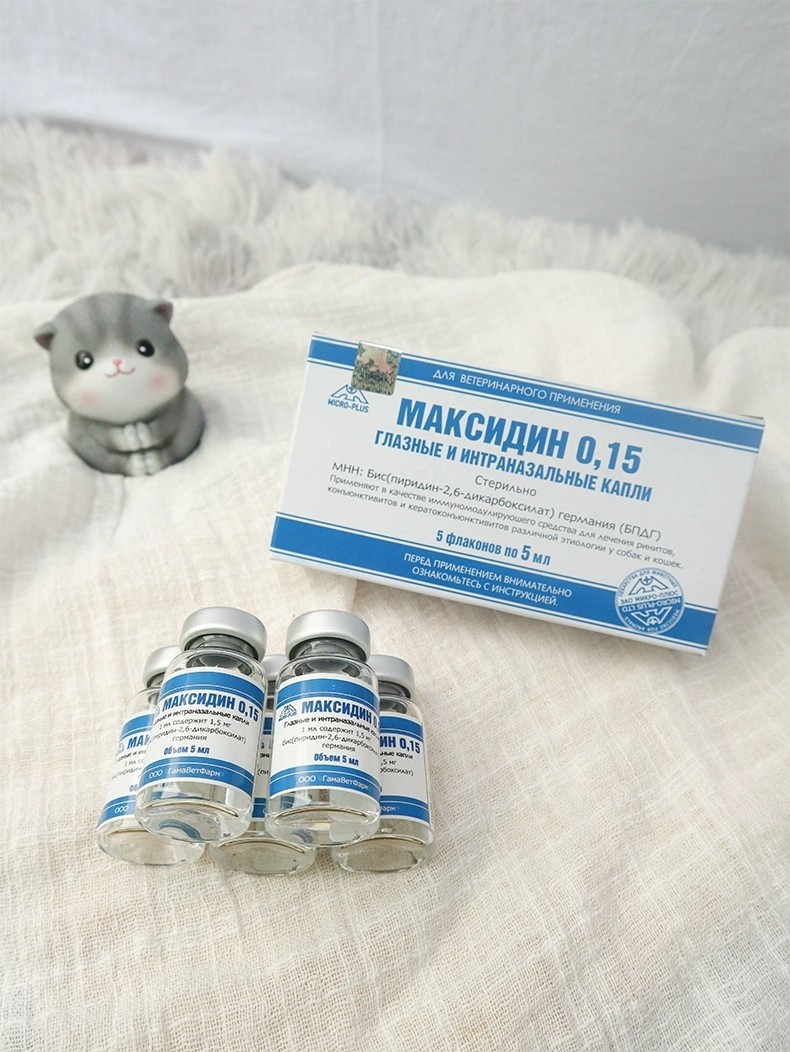 Maxikin 0 15 nasal drops eye drops cat nasal branch cat dog rhinitis cold runny nose antiviral rhinitis whole box