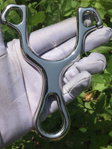 Traditional titanium steel slingshot can not open the mountain to hit the pit Special price to buy and send gifts