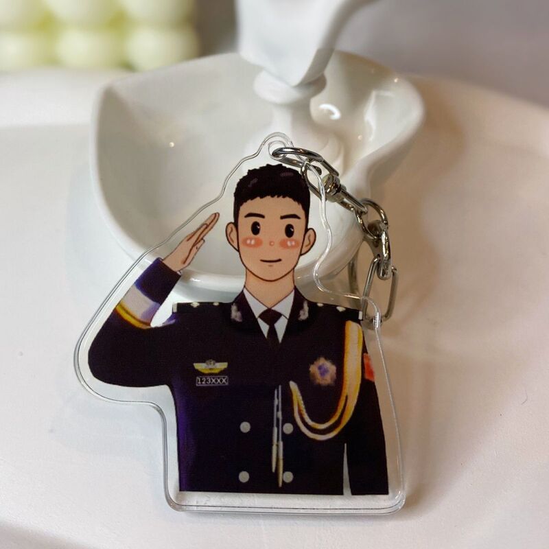 Police Public Security Traffic Police Key Pendant Shuniang Doll Gift School Bag Keychain Police School Peripheral Commemorative Gift