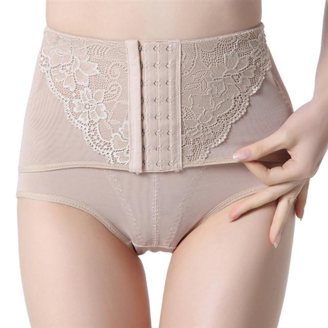 Row Buckle Tight Fit Pants Slim Fit Postpartum Bodysuit Pants Lady plastic body waist bunches waist lifting hip Triangle pants head