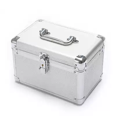 Hot selling new white aluminum alloy makeup box foot massage foot bath technician toolbox portable KTV princess bag