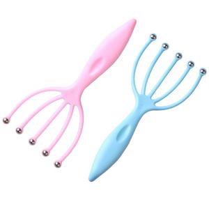 头部经络穴位滚珠头部按摩器五爪家用2个